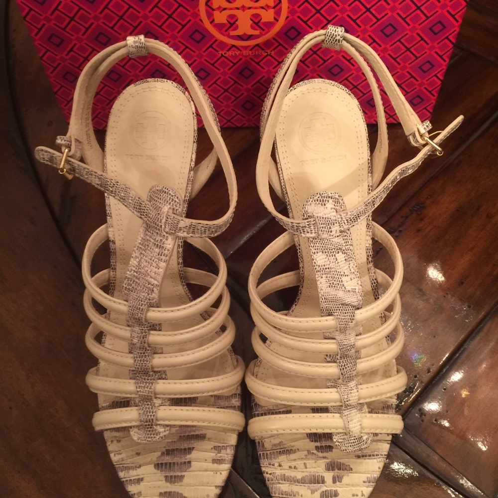 NEW $295 Tory Burch Charlene Caged Sandals 10.5 - Picture 6 of 8